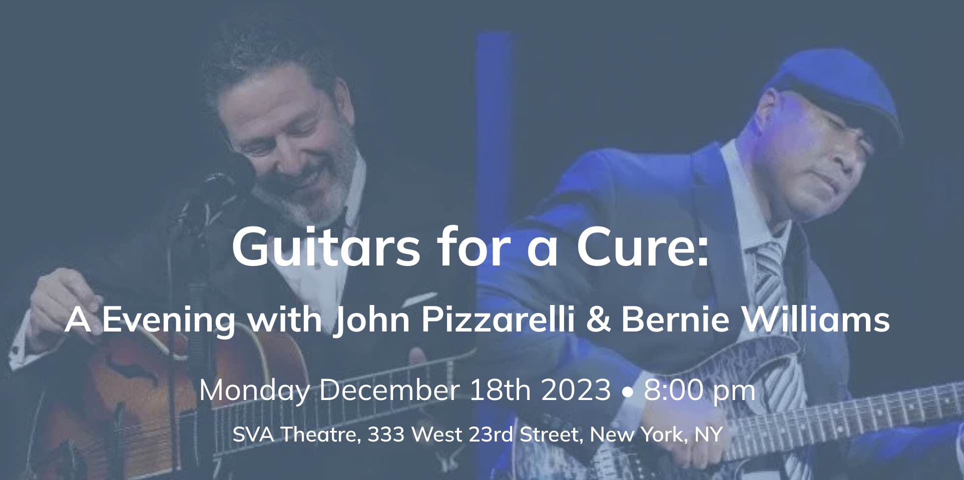 guitars for a cure poster
