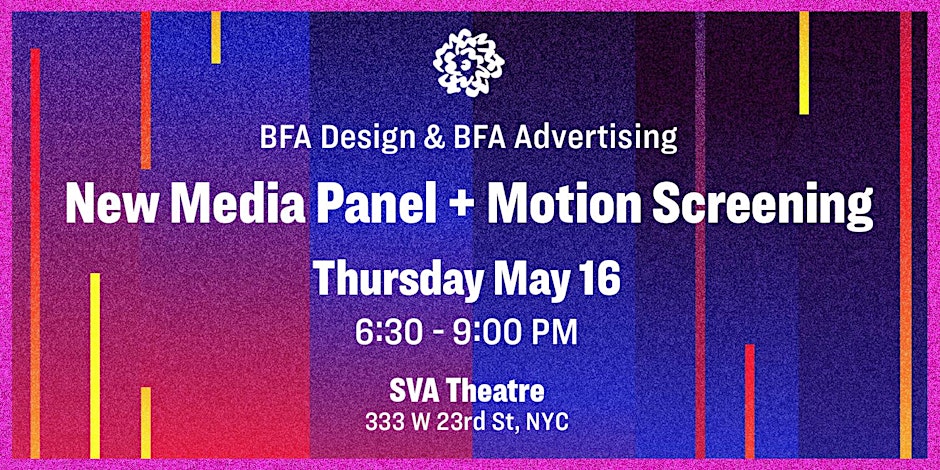 New media panel poster