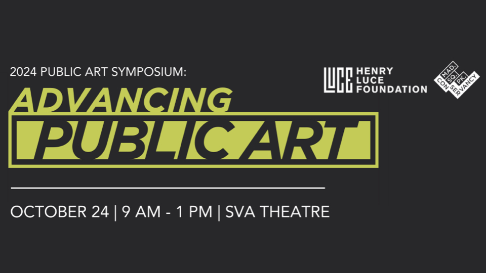 advancing public art poster