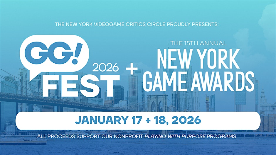 15th NY Game Awards + GG Fest + Supergiant Concert poster
