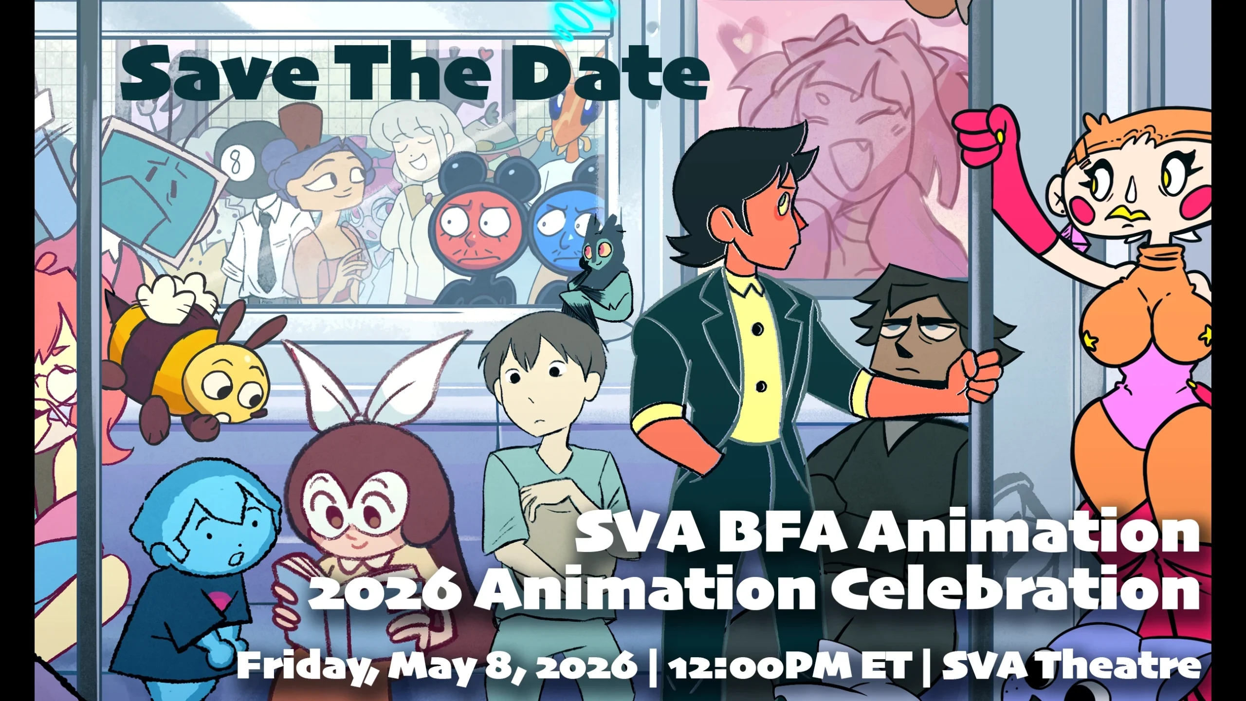 BFA Animation Celebration Poster