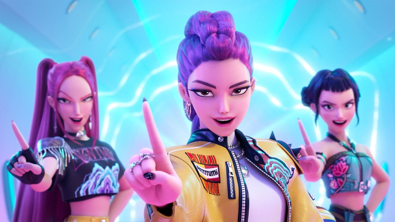 KPop Demon Hunters trio