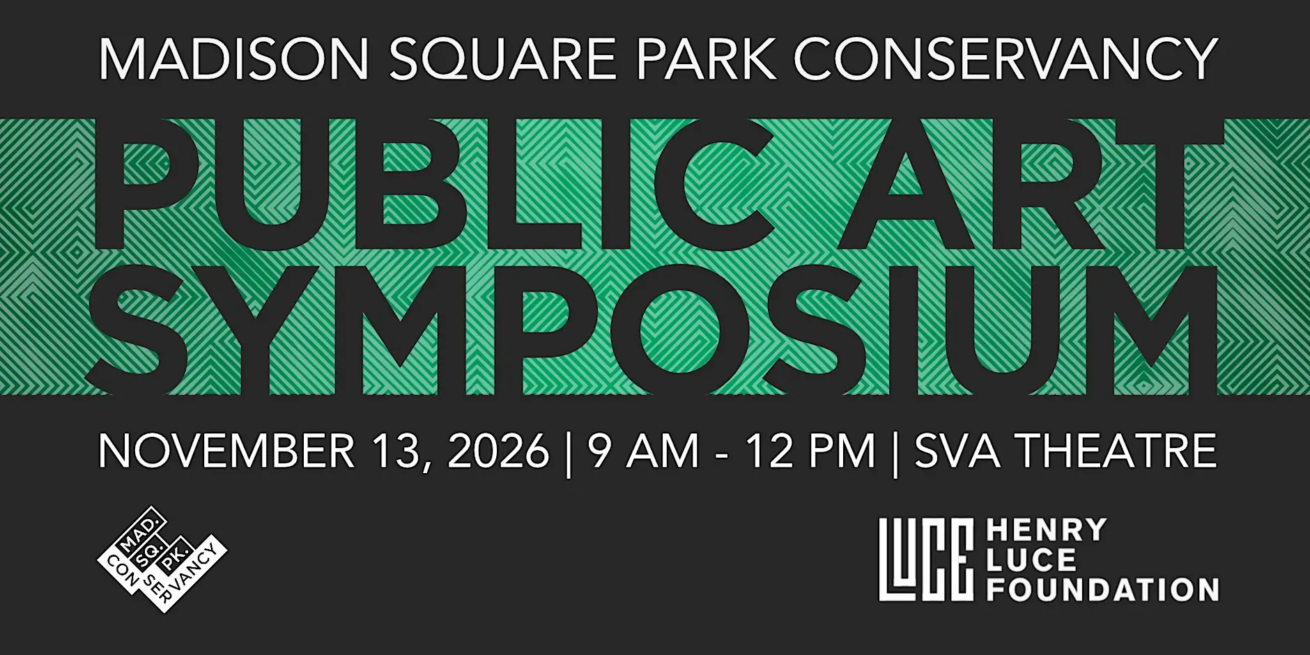 MSP Public art symposium poster