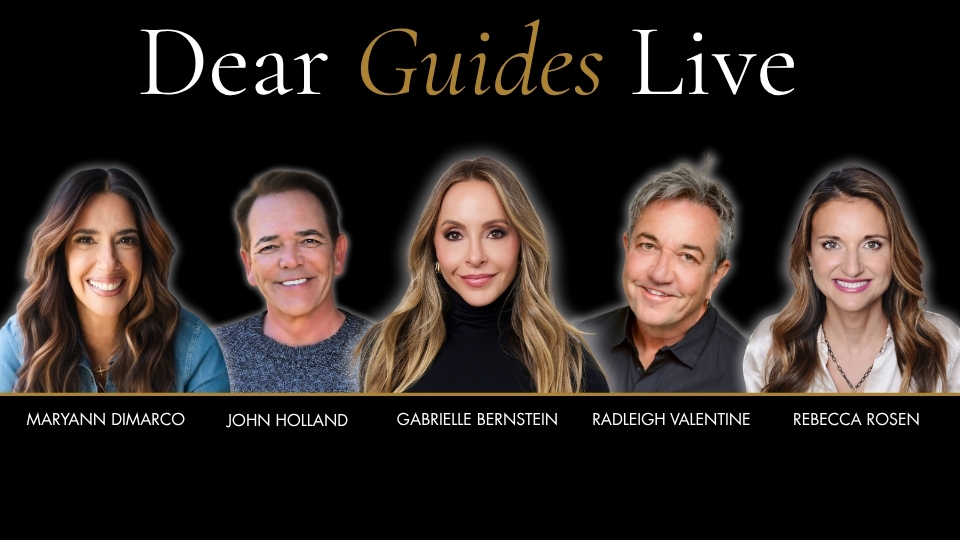 dear guide lives poster with 5 people